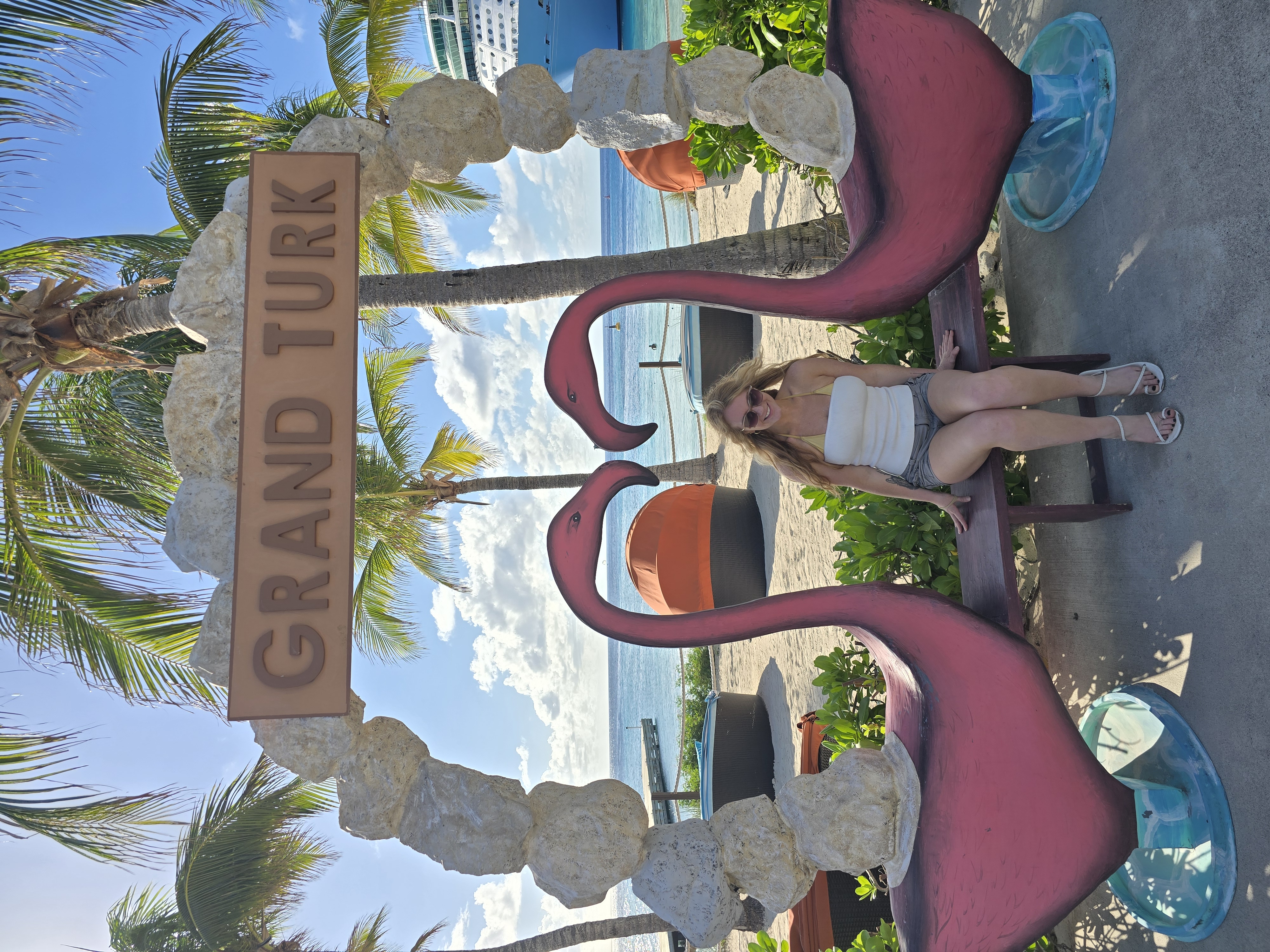 Danielle on vacation