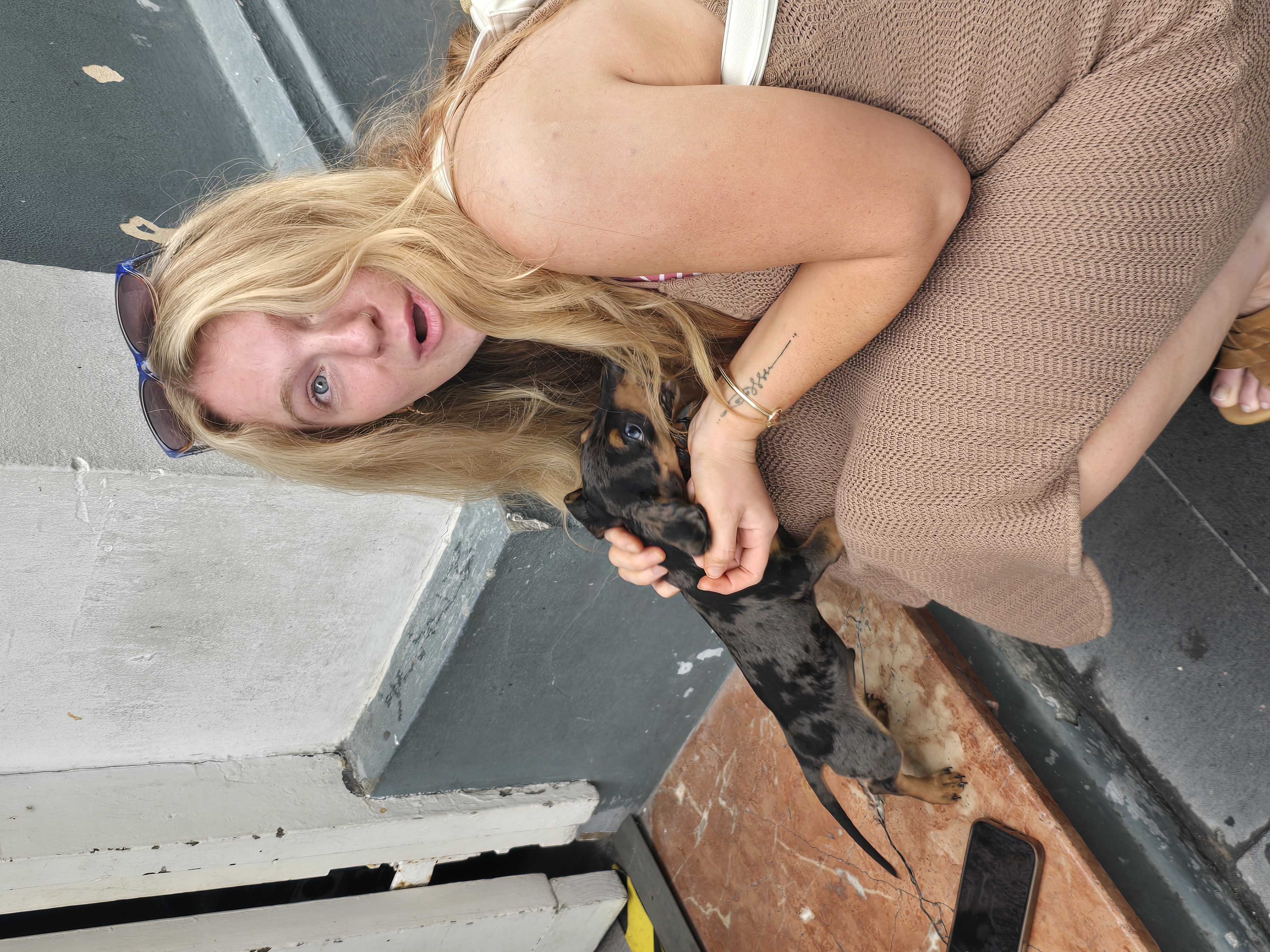 Danielle exploring San Juan